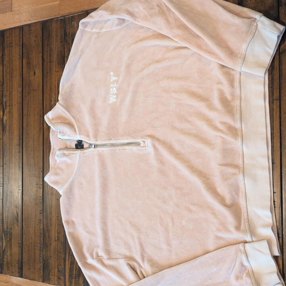 WSLY Plush Half Zip Sweatshirt - Picture 3 of 7